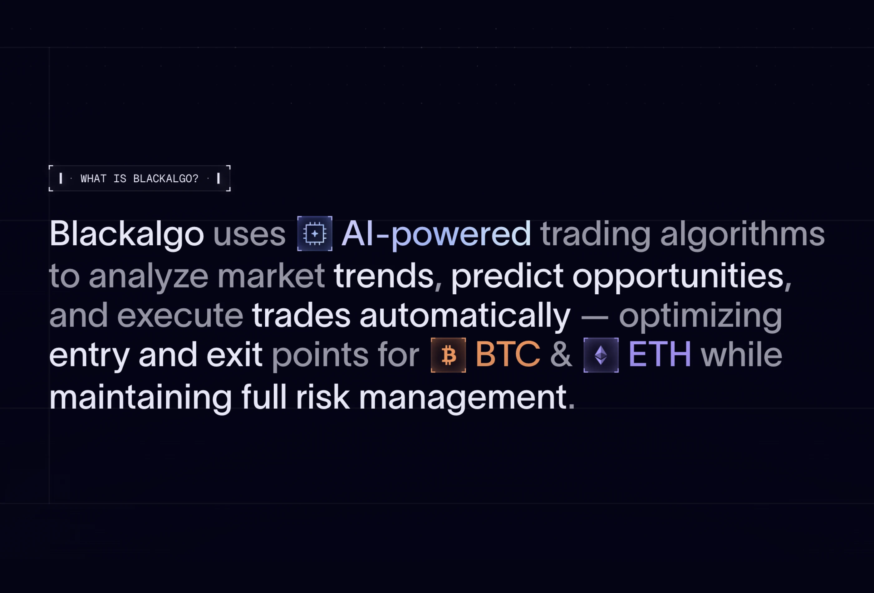 Blackalgo preview
